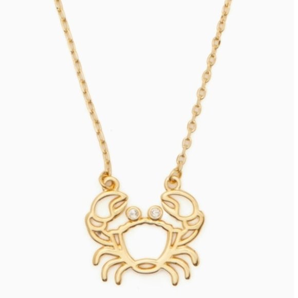 Kate Spade ♠️NWT Zodiac Cancer/Crab Charm Necklace - Picture 2 of 7